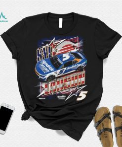 Men's Kyle Larson Hendrick Motorsports Team Collection Navy Hendrickcars.com Patriotic Car T Shirt