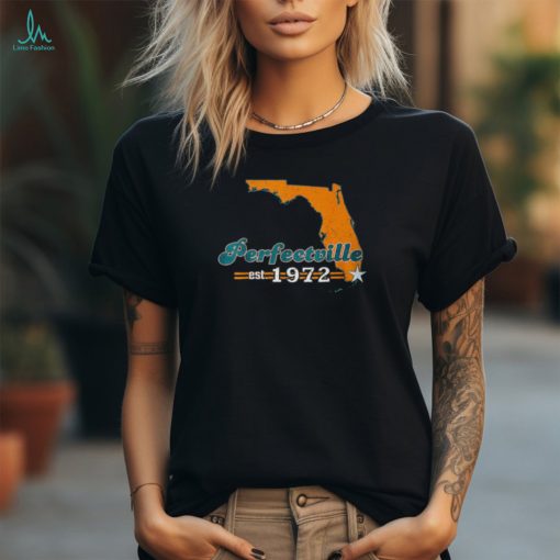 Miami 1972 Perfectville Vintage Football T Shirt