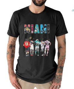 Miami Dolphins Miami Heat Miami Marlins Inter Miami Florida Panthers City Signatures 2024 T Shirt