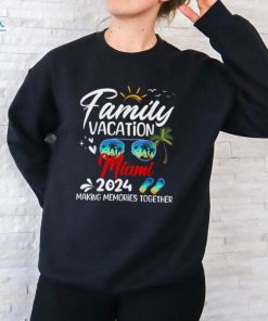 Miami Trip 2024 Family Vacation Making Memories Trip T Shirt