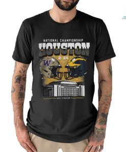 Michigan Vs Washington Football National Championship Game Head to Head Stadium T Shirt