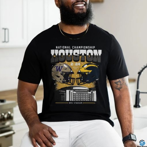 Michigan Vs Washington Football National Championship Game Head to Head Stadium T Shirt