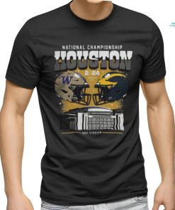 Michigan Vs Washington Football National Championship Game Head to Head Stadium T Shirt