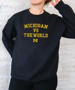 Michigan Vs. The World Logo Tee Michigan Wolverines shirt