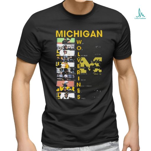 Michigan Wolverines Softball Team Players Signatures Shirt