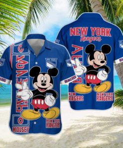 Mickey Mouse New York Rangers NHL Hawaiian Shirt Aloha Gifts