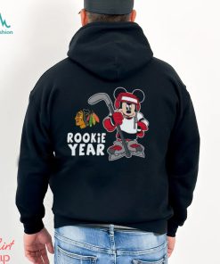 Mickey Mouse Toddler Chicago Blackhawks Disney Rookie Year shirt
