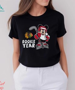 Mickey Mouse Toddler Chicago Blackhawks Disney Rookie Year shirt