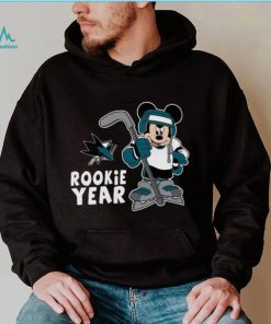 Mickey Mouse Toddler San Jose Sharks Disney Rookie Year shirt