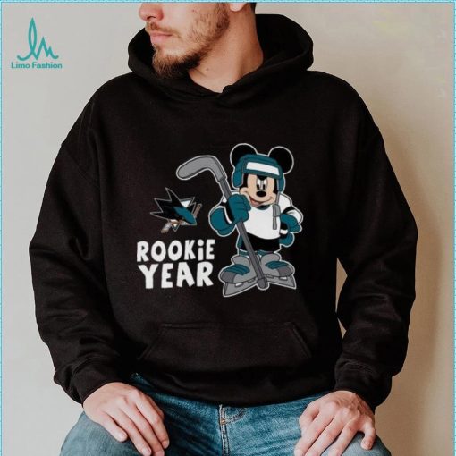 Mickey Mouse Toddler San Jose Sharks Disney Rookie Year shirt