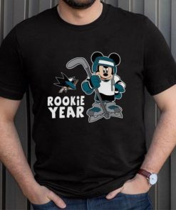 Mickey Mouse Toddler San Jose Sharks Disney Rookie Year shirt