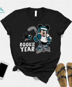 Mickey Mouse Toddler San Jose Sharks Disney Rookie Year shirt