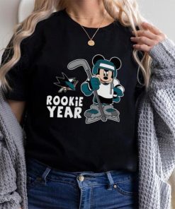 Mickey Mouse Toddler San Jose Sharks Disney Rookie Year shirt