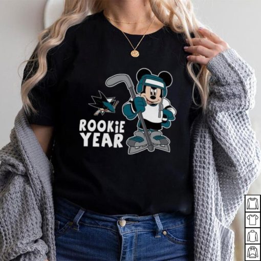 Mickey Mouse Toddler San Jose Sharks Disney Rookie Year shirt