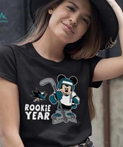 Mickey Mouse Toddler San Jose Sharks Disney Rookie Year shirt