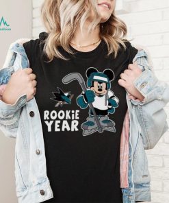 Mickey Mouse Toddler San Jose Sharks Disney Rookie Year shirt