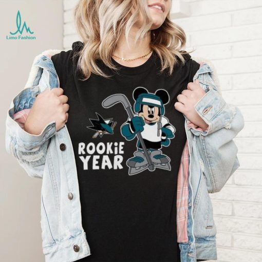 Mickey Mouse Toddler San Jose Sharks Disney Rookie Year shirt