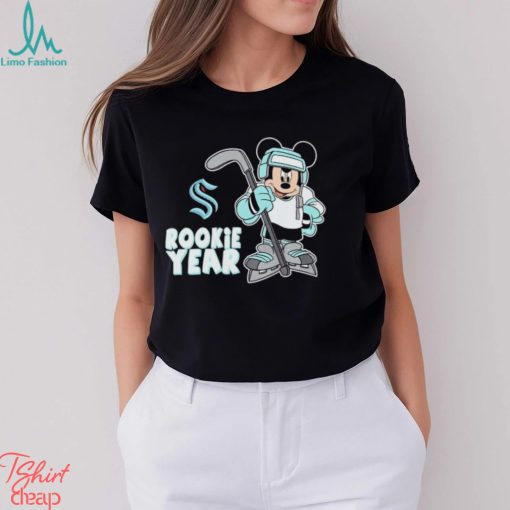 Mickey Mouse Toddler Seattle Kraken Disney Rookie Year shirt