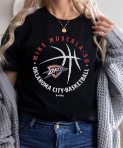 Mike Muscala Oklahoma City Thunder Player Ball WHT Shirt