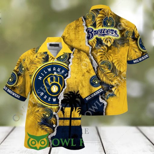 Milwaukee Brewers MLB Hawaiian Shirt Aloha Summer