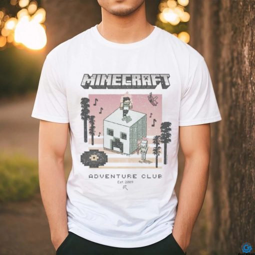 Minecraft 15th Anniversary Vintage Summer Band Adventure Club Est 2009 T shirt