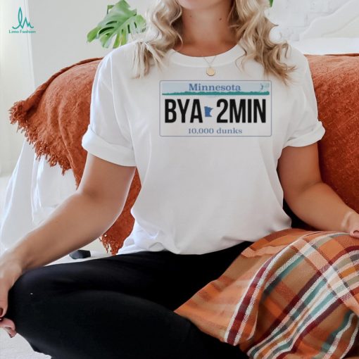 Minnesota BYA2MIN License Plate Shirt