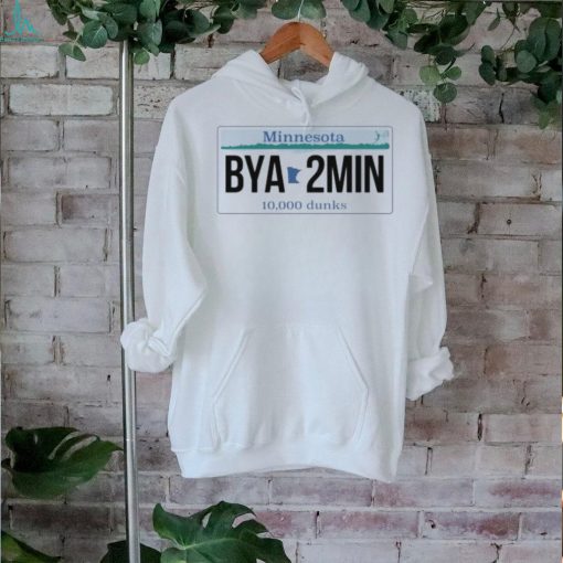 Minnesota BYA2MIN License Plate Shirt