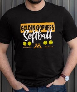 Minnesota Golden Gophers Unisex Gritty Softball Bats Comfort Colors T Shirt