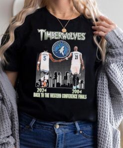 Minnesota Timberwolves 2004 2024 Back To The Western Conference Finals Signatures shirt