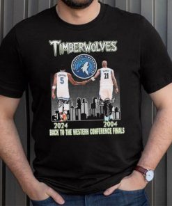 Minnesota Timberwolves 2004 2024 Back To The Western Conference Finals Signatures shirt