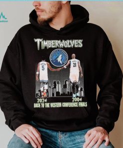 Minnesota Timberwolves 2004 2024 Back To The Western Conference Finals Signatures shirt