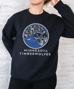 Minnesota Timberwolves Player Lineup 2024 Basketball Team Logo T Shirt