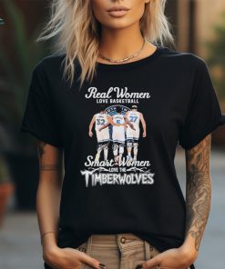 Minnesota Timberwolves Real Women Love Basketball Timberwolves Fan T Shirt