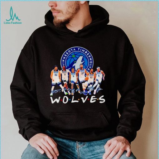 Minnesota Timberwolves basketball true team true friends signatures shirt