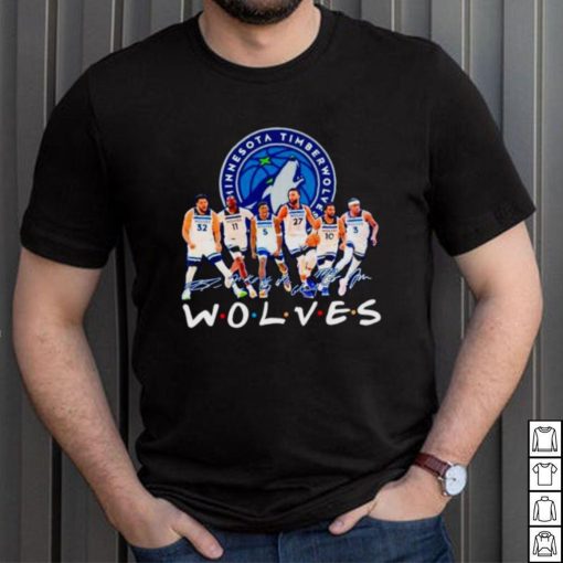 Minnesota Timberwolves basketball true team true friends signatures shirt