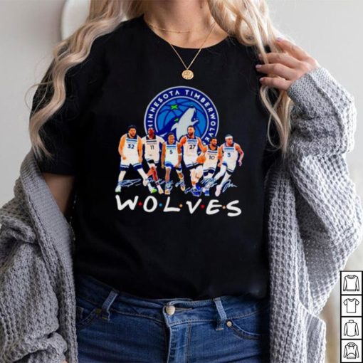 Minnesota Timberwolves basketball true team true friends signatures shirt