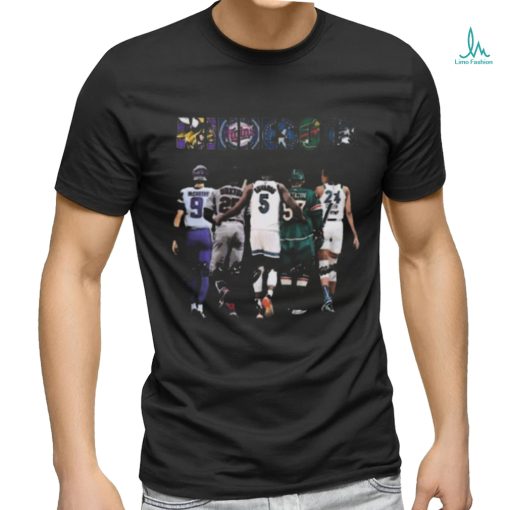 Minnesota vikings minnesota twins minnesota wild timberwolves all legends shirt