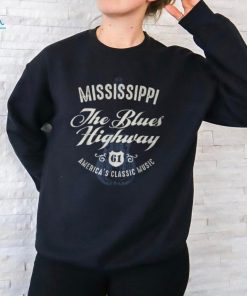 Mississippi The Blues Highway 61 Music Usa Guitar Vintage T Shirt