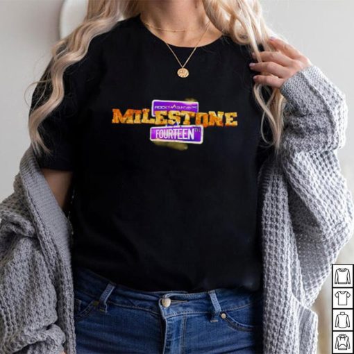 Mister 4th Row RMP Milestone 14 logo shirt