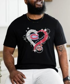 Montreal Canadiens Heart Diamonds Let’s Go Canadiens Shirt