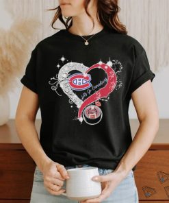 Montreal Canadiens Heart Diamonds Let’s Go Canadiens Shirt