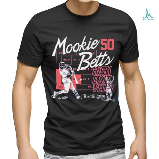 Mookie Betts High Exit Velocity Los Angeles Dodgers shirt