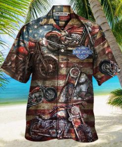 Motorcycle No Plans No Maps America Style Hawaiian Shirt