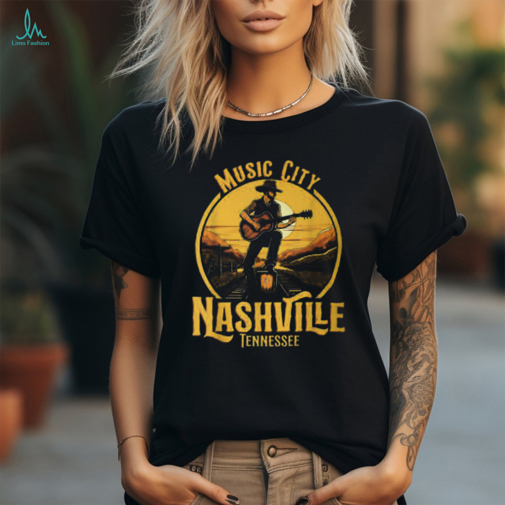 Music City Nashville Tennessee Vintage Guitar Country Music T Shirt Music City Nashville Tennessee Vintage Guitar Country Music T Shirt