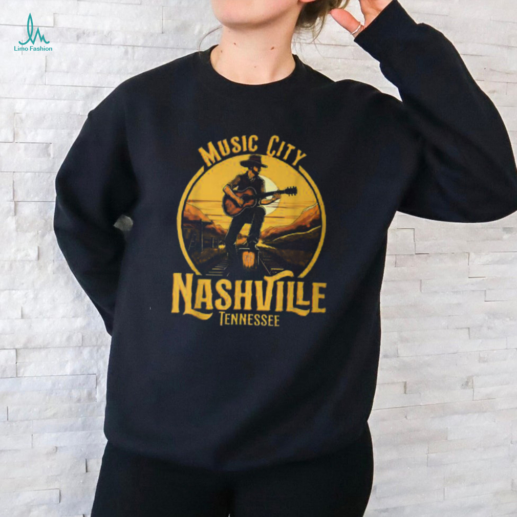 Music City Nashville Tennessee Vintage Guitar Country Music T Shirt Music City Nashville Tennessee Vintage Guitar Country Music T Shirt