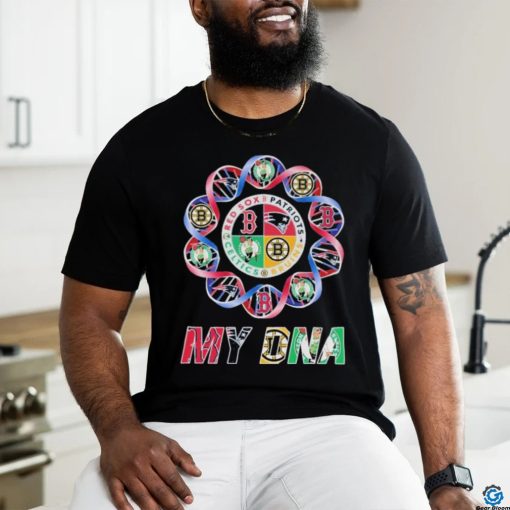 My DNA Boston Sports Teams Red Sox, Patriots, Bruins And Celtics Shirt