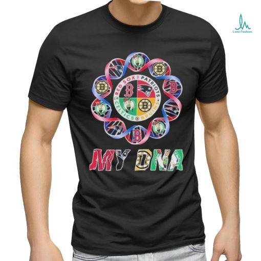 My DNA Boston Sports Teams Red Sox, Patriots, Bruins And Celtics Shirt