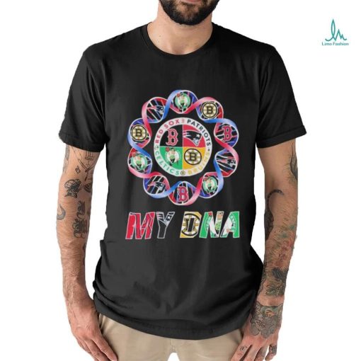 My DNA Boston Sports Teams Red Sox, Patriots, Bruins And Celtics Shirt