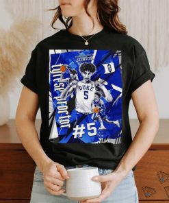 NBA Tyrese Proctor Number 5 Duke Blue Devils Sydney Australia shirt