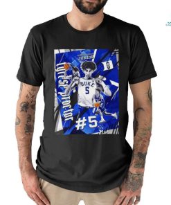 NBA Tyrese Proctor Number 5 Duke Blue Devils Sydney Australia shirt